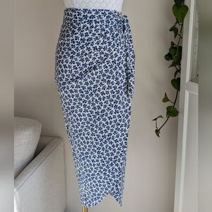 Reformation Rika Wrap Skirt Bombay